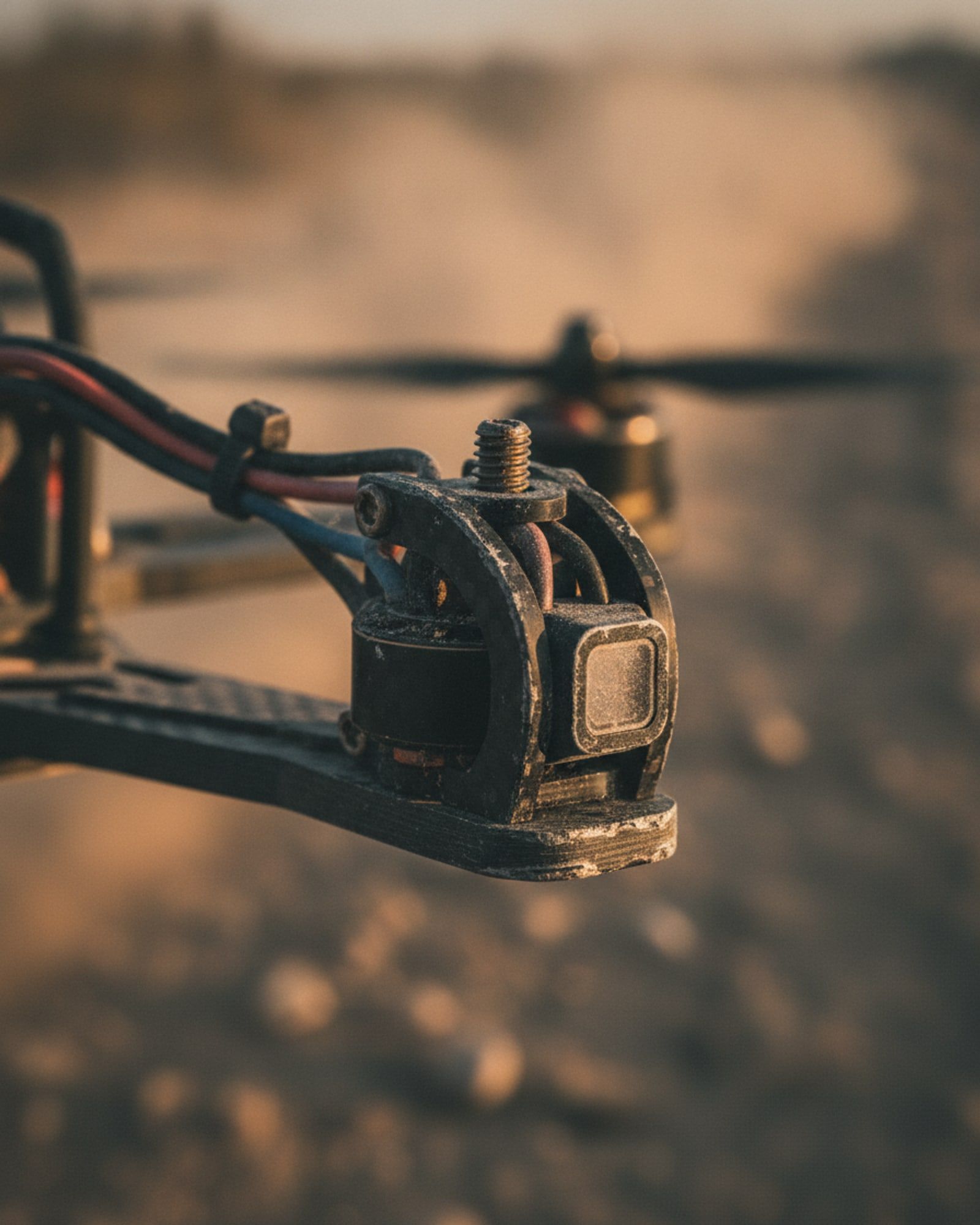 FPV Strike Quadrotor, close detail