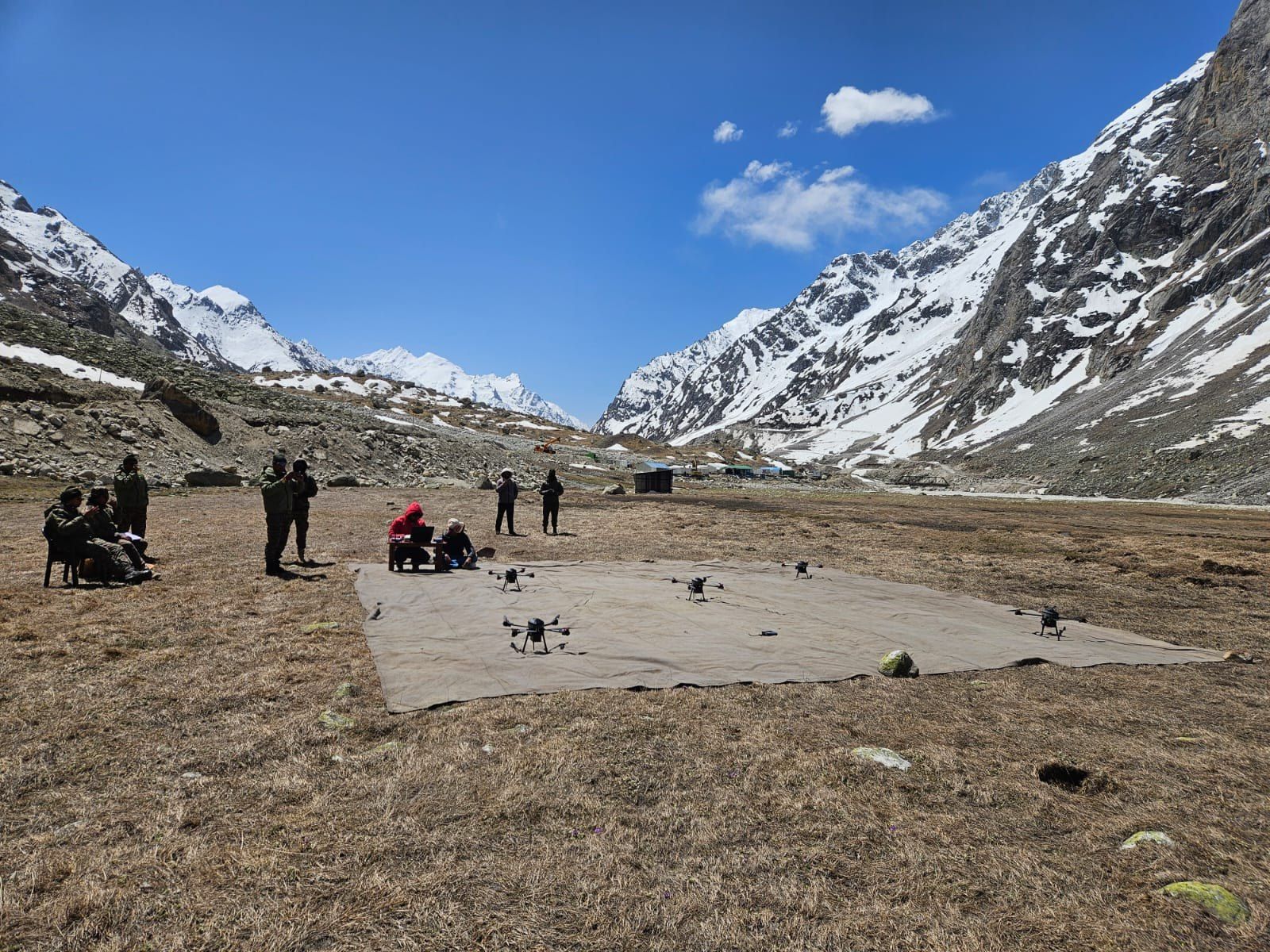 Trials in the high mountains