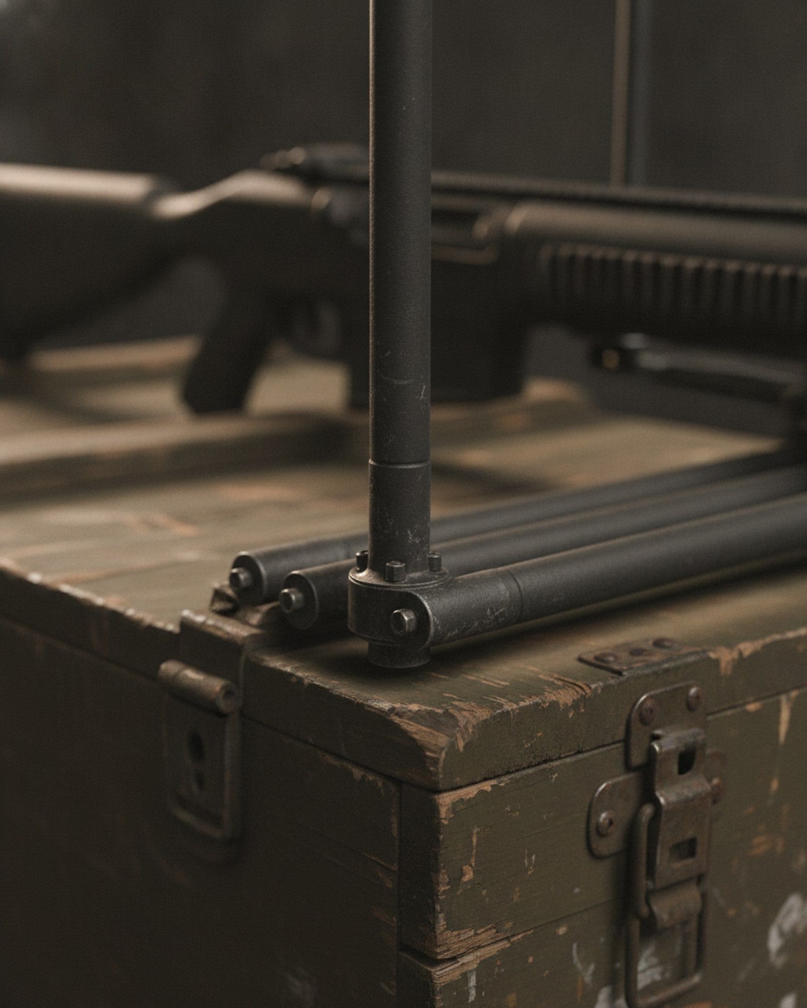 Handheld Counter-Drone Jammer, close detail