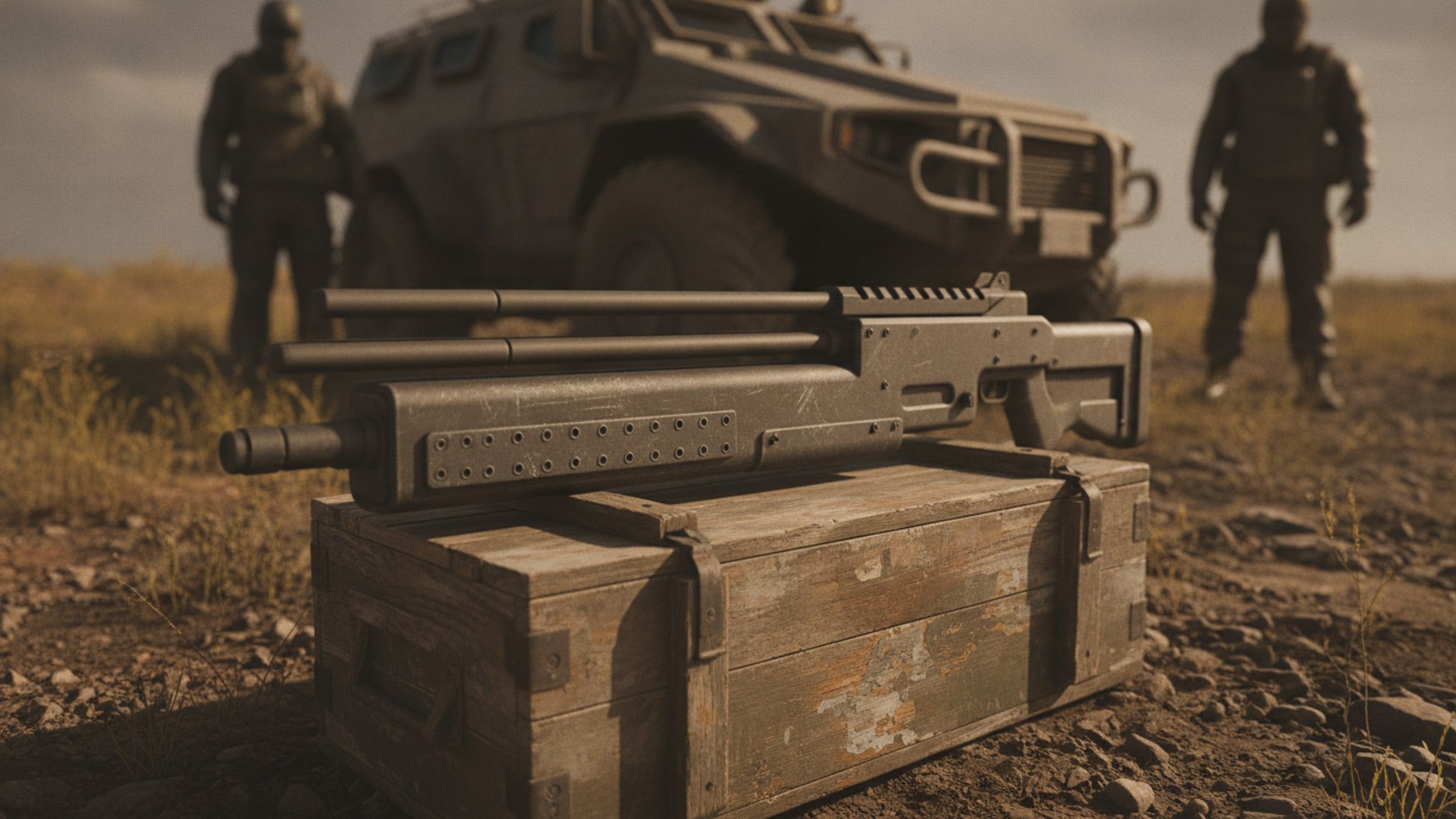 Handheld Counter-Drone Jammer deployed in the field