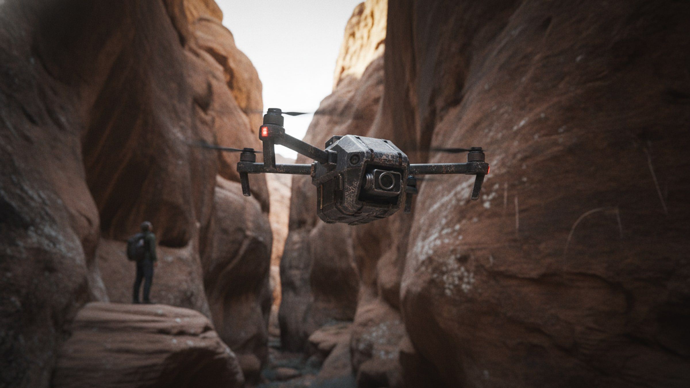 Navigation-Denied UAV deployed in the field