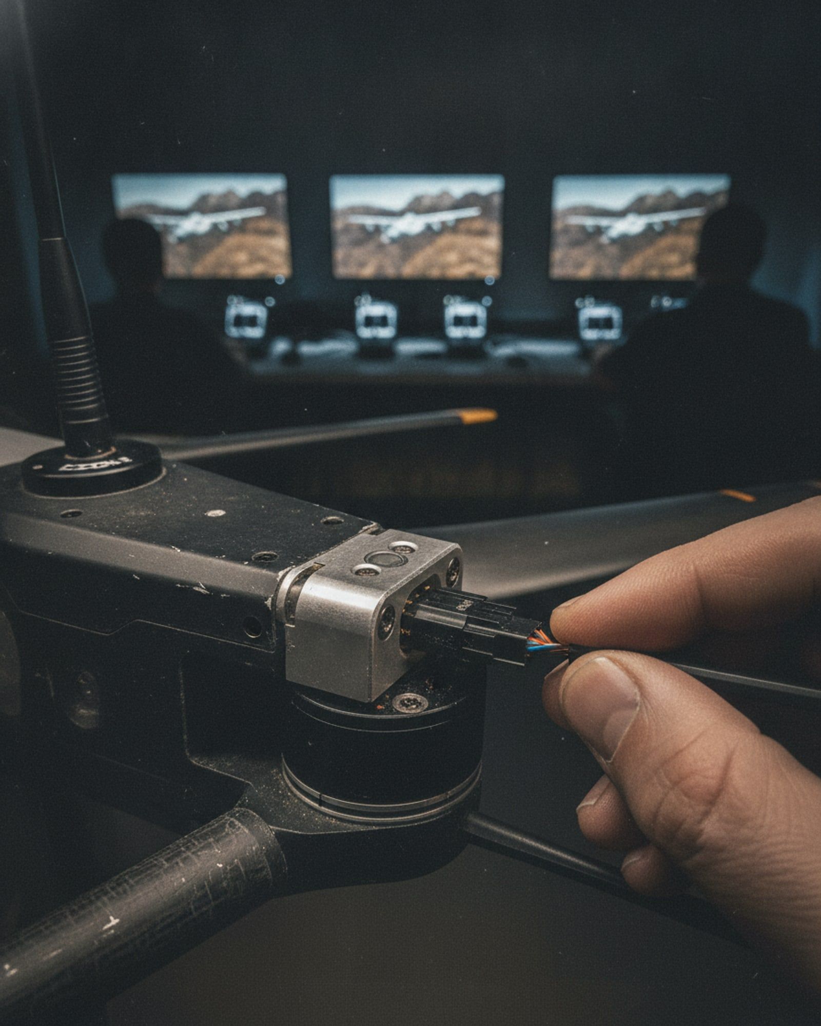 UAV Operator Training Simulator, close detail