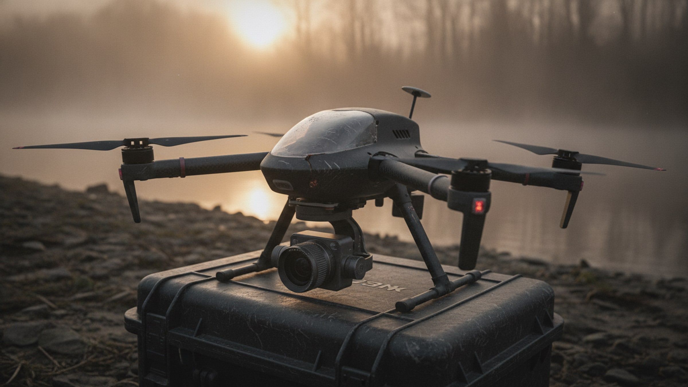 Survey and Mapping UAV: Multirotor survey aircraft producing survey-grade orthomosaics, contours and elevation mod