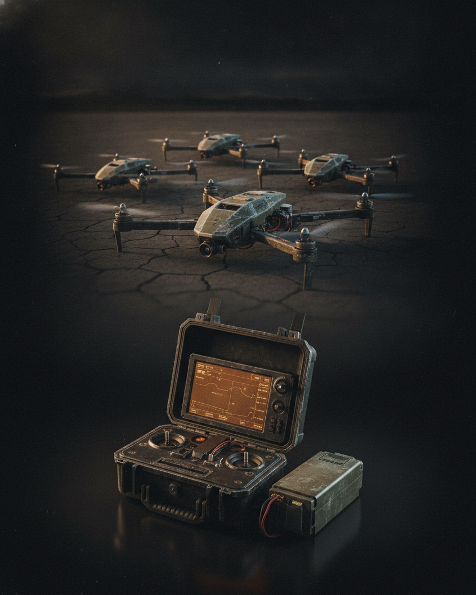Swarm UAV System, studio view